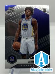 2020-21 Panini Mosaic James Wiseman Rookie NBA Debut